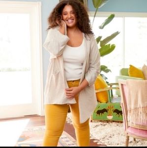 New Anthropologie Donni OSFA ribbed cardigan style sweater